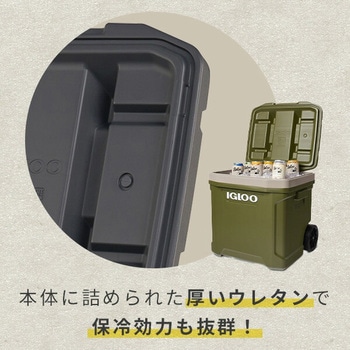 キャスター付き クーラーボックス 大型 ラティチュード 60ローラー (57L) イグルー