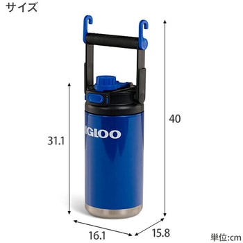 ハイブリッドジャグ 1.6L ステンレス フェンスフック付き イグルー