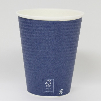 エンボスカップ ダークブルー サンナップ