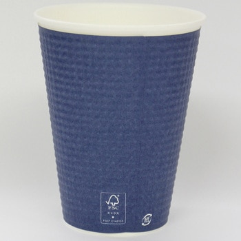 エンボスカップ ダークブルー サンナップ