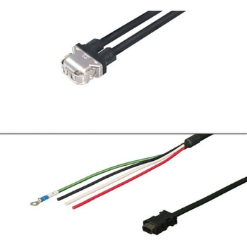 三菱電機J5対応電源+エンコーダケーブル<直結><負荷側><固定><2ケーブルタイプ><MR-AEP2CBL**M-A1-L相当品> ダイヤトレンド