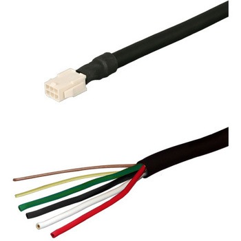 三菱電機J5対応電磁ブレーキ付き電源ケーブル<中継><アンプ側に接続><固定> ダイヤトレンド