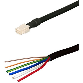 三菱電機J5対応電磁ブレーキ付き電源ケーブル<中継><アンプ側に接続><可動> ダイヤトレンド