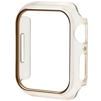 [Apple Watch Series 9/8/7(41mm)専用]salisty Apple Watch クリアカラーハードフレーム salisty