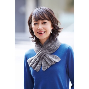 通すだけ華やかニットマフラー コジット