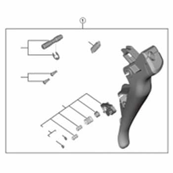 Y0E398010 ST-R8050 メインレバー組 左 1個 SHIMANO(シマノ) 【通販モノタロウ】