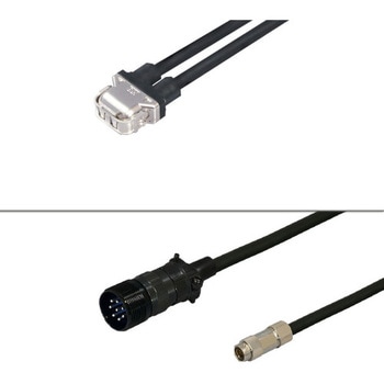 三菱電機J5対応電磁ブレーキ付き電源+エンコーダ<中継><負荷側><固定><2ケーブルタイプ><MR-AEPB2J20CBL03M-A1-L相当品> ダイヤトレンド