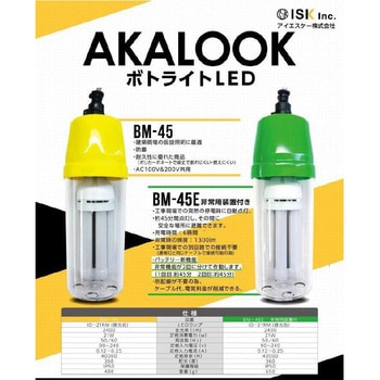 ボトライトLED(ソケット一体型) AKALOOK