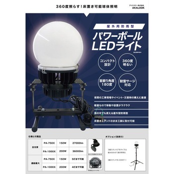 パワーボールLEDライト AKALOOK