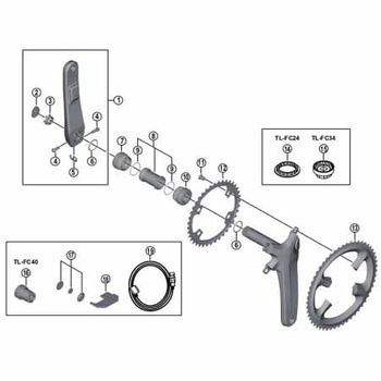 FC-R9100-P マグネットセット SHIMANO(シマノ)