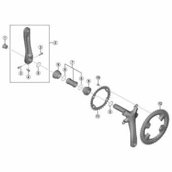FC-RS510 左クランクユニット 170mm SHIMANO(シマノ)