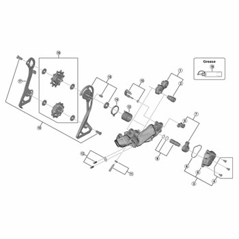 格安 B軸2 RD-R8000 Y3E958000 1個 【通販モノタロウ】 SHIMANO(シマノ) パーツ