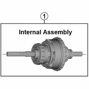 Y3F198010 SG-3R75-B 内部組 174mm 1個 SHIMANO(シマノ) 【通販