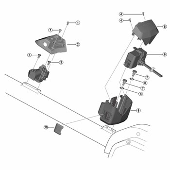 BM-E6010 キーユニットカバー 組立品 SHIMANO(シマノ)