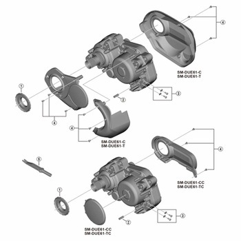 SM-DUE80 カバー固定ボルト 6P SHIMANO(シマノ)