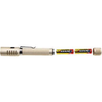 散歩アルミライトS 150lm IPX4 ハンズフリー 非球面レンズ 単3形乾電池 ELPA