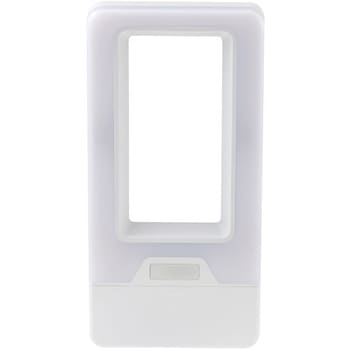 LEDセンサー付ライト プレート取付 常時点灯切り替え可 工事・工具不要 ELPA