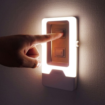 LEDセンサー付ライト プレート取付 常時点灯切り替え可 工事・工具不要 ELPA