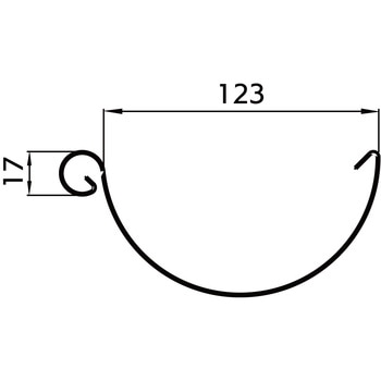 スチール製雨樋 軒とい スウェーデン製 シマブン