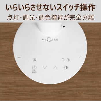 防災 多機能 LEDデスクライト 兼備生活