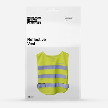 Reflective Vest リフレクティブベスト 反射ベスト Fluorescent Yellow BOOKMAN