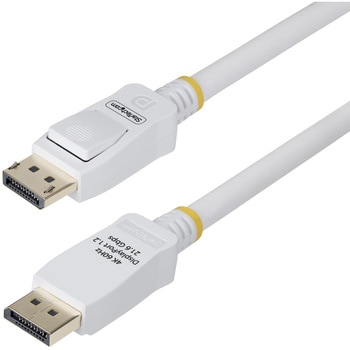 DisplayPort 1.2 ケーブル/3m/4K60Hz/VESA認証品/21.6Gbps/HBR2/抜け防止機構付き/DPオス - DPオス/ホワイト/ディスプレイポート/モニターケーブル StarTech.com