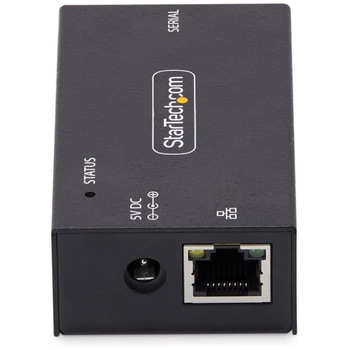 シリアル変換デバイスサーバー/1ポート/RS-232C - イーサネット接続/メタル筐体/壁面 DINレールマウント/DB9 ネットワーク変換アダプター StarTech.com