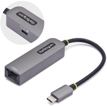USB有線LANアダプター/USB-C接続/10/100/1000Mbps/100W PDパススルー/Thunderbolt互換/Windows & Mac/ネットワークアダプター StarTech.com