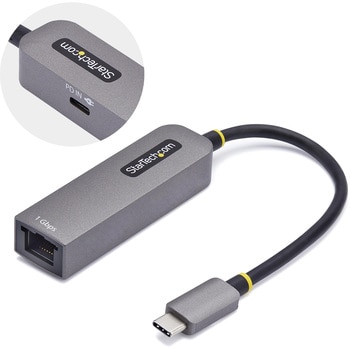 USB有線LANアダプター/USB-C接続/10/100/1000Mbps/100W PDパススルー/Thunderbolt互換/Windows & Mac/ネットワークアダプター - StarTech.com