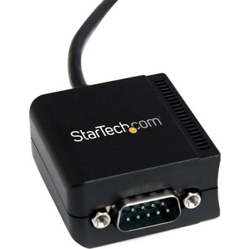 USB - RS232C シリアル変換ケーブル/2.5m/ストレート/1x D-Sub 9 ピン/オス-オス/光絶縁/DB9 シリアルコンバーター アダプター StarTech.com