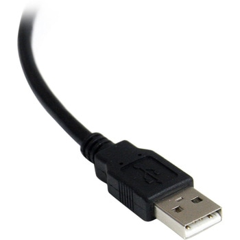 USB - RS232C シリアル変換ケーブル/2.5m/ストレート/1x D-Sub 9 ピン/オス-オス/光絶縁/DB9 シリアルコンバーター アダプター StarTech.com