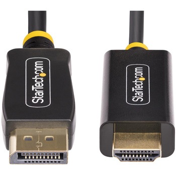 DisplayPort 1.4 - HDMI 2.0b変換ケーブル/3m/4K60Hz/アクティブ/HDR HBR3/高画質 ビデオコンバーター StarTech.com