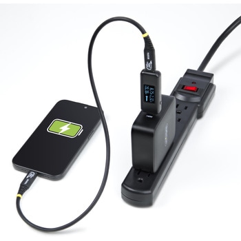 USB-C電流電圧チェッカー/双方向/240W PD EPR/DP Altモード USB PD 3.1対応/Type-C デジタル 電流電圧計 パワーメーター テスター StarTech.com