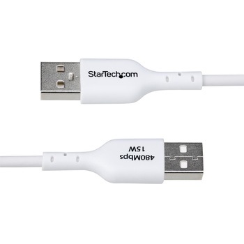 USBケーブル/USB 2.0 Type-A - Type-C/1m/3A 15W/オス オス/ホワイト/充電 & データ転送 同期/USB充電器 モバイルバッテリー対応 StarTech.com