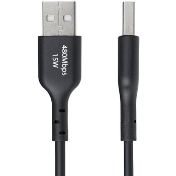 USBケーブル/USB 2.0 Type-A - Type-C/1m/3A 15W/オス オス/ブラック/充電 & データ転送 同期/USB充電器 モバイルバッテリー対応 StarTech.com