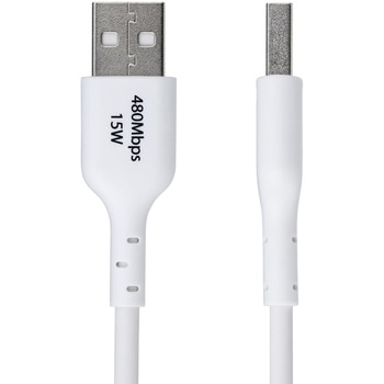 USB-A - USB-Cケーブル/2m/USB 2.0/Type A to Type-C/3A/オス・オス/ホワイト/充電 データ転送 StarTech.com