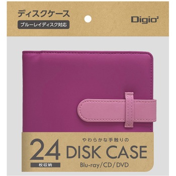 ブルーレイ対応ディスクケース 24枚収納 ナカバヤシ