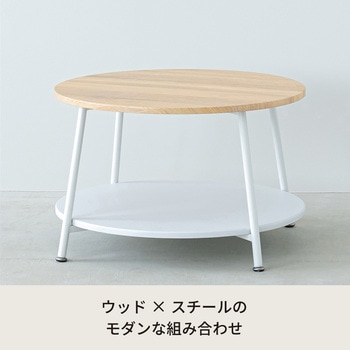 ヴィンテージ棚付リビングテーブル 永井興産