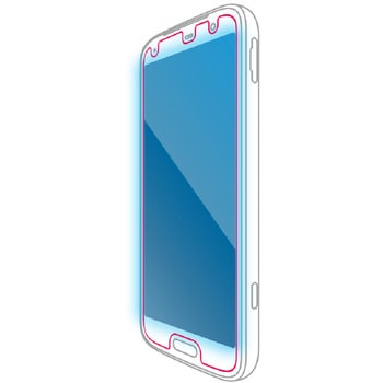 らくらくスマートフォン F-53E ガラスフィルム 高透明 ブルーライトカット 表面硬度10H 指紋防止 飛散防止 エレコム