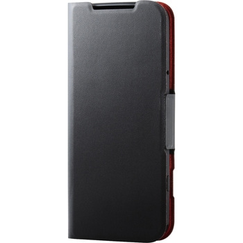 らくらくスマートフォン (F-53E) ケース レザー 手帳型 マグネット 衝撃吸収 超軽量 薄型 UltraSlim エレコム