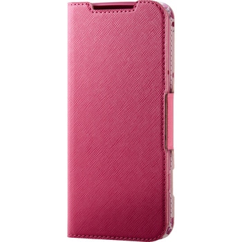 らくらくスマートフォン F-53E ケース レザー 手帳型 マグネット 衝撃吸収 超軽量 薄型 UltraSlim 花柄 エレコム