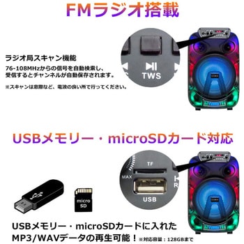 CTGY10A チコニア bluetooth全身発光スピーカー CICONIA ブラック色