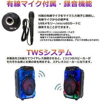 チコニア bluetooth全身発光スピーカー CICONIA