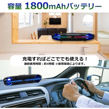 チコニア bluetooth LEDゲーミングサウンドバー CICONIA