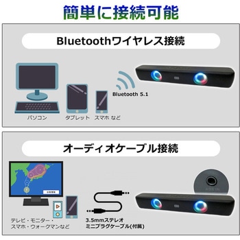 チコニア bluetooth LEDサウンドバー CICONIA