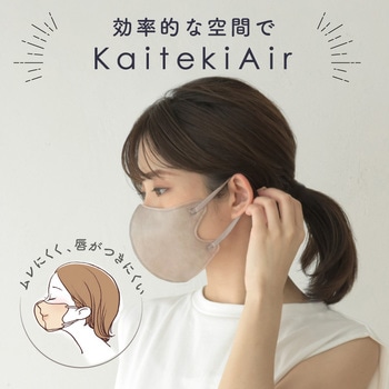 KaitekiAir 3D立体設計 高品質 血色マスク 冷感タイプ 大河商事