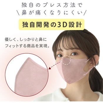 KaitekiAir 3D立体設計 高品質 血色マスク 冷感タイプ 大河商事