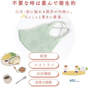 KaitekiAir 3D立体設計 高品質 血色マスク 子供マスク 大河商事