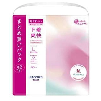 アテント超うすパンツ下着爽快 エレガントピンクべージュ 大王製紙
