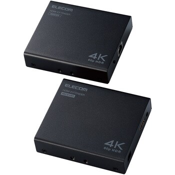 VEX-HD4KP1001A HDMIエクステンダー PoE対応 4K60Hz対応 1個 エレコム